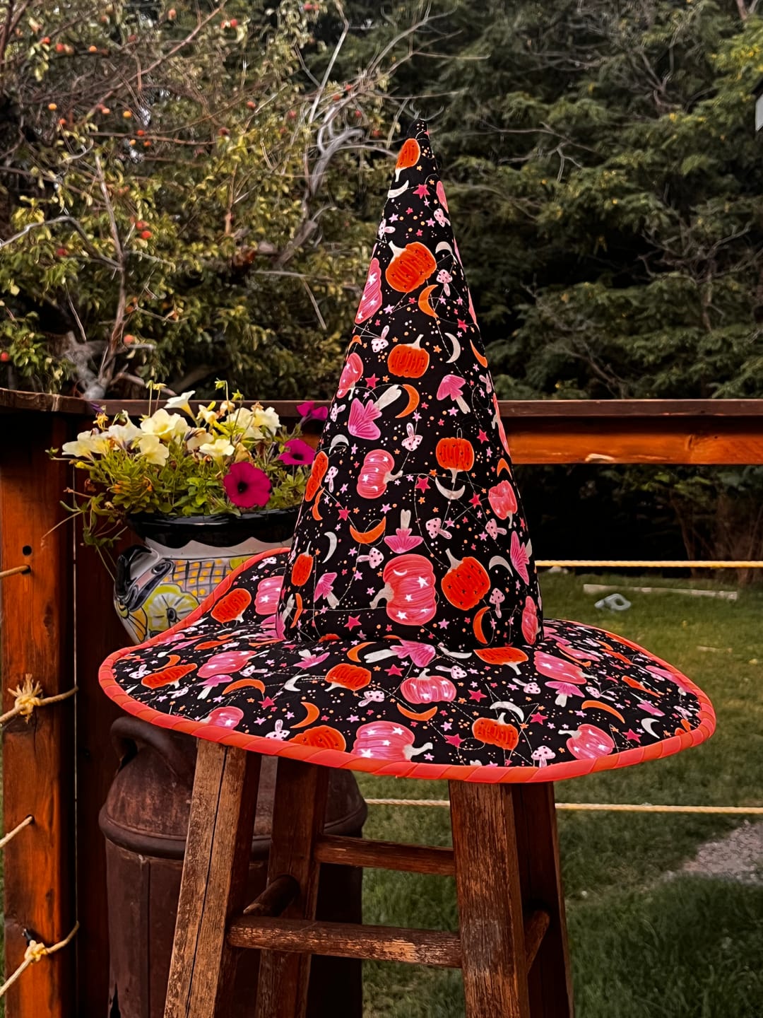 Customer photo review of Spellbound Quilted Witch Hat Sewing Pattern | Digital PDF Pattern