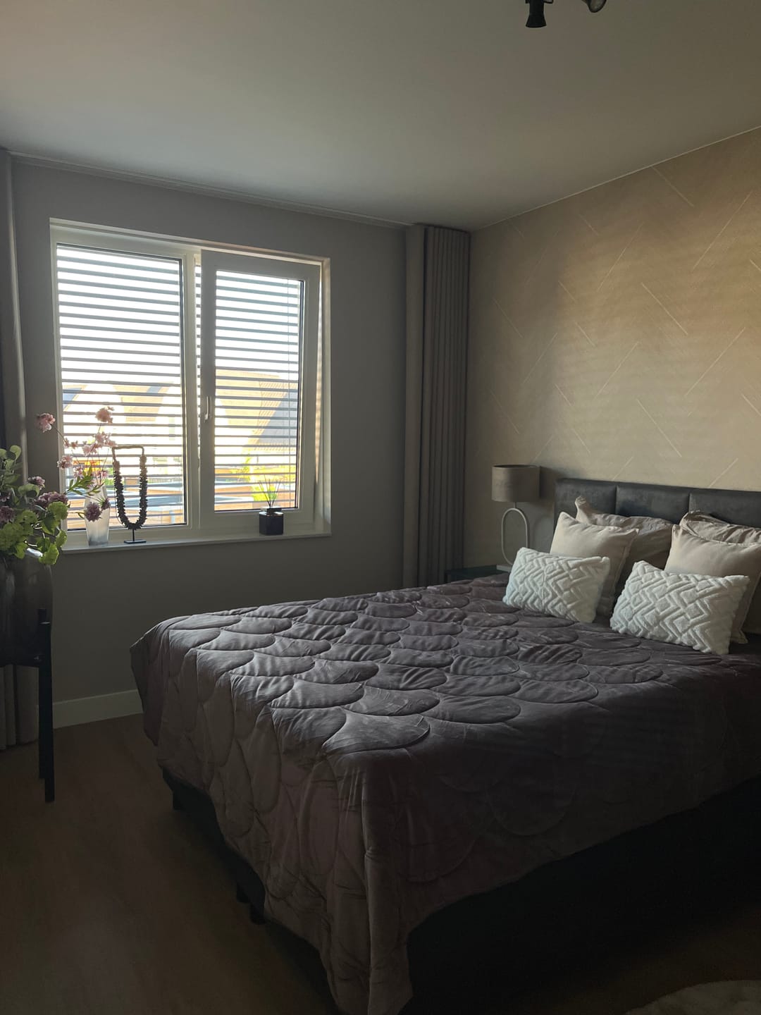 Customer photo review of Dekbed Zonder Overtrek Velvet™ Taupe / Brown