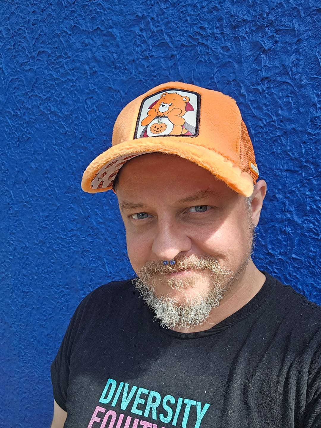 Customer photo review of OVERLORD X Care Bears: Trick or Sweet Bear Trucker Cap
