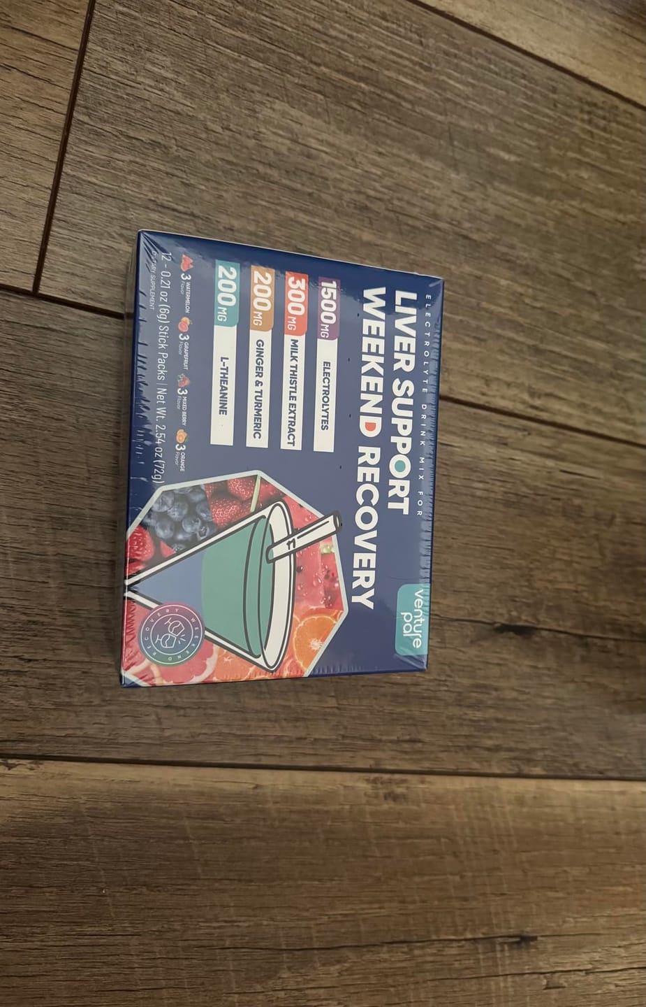 Customer photo review of Liver Support Sugar Free Electrolyte Powder Packets - Variety- 16 Sticks