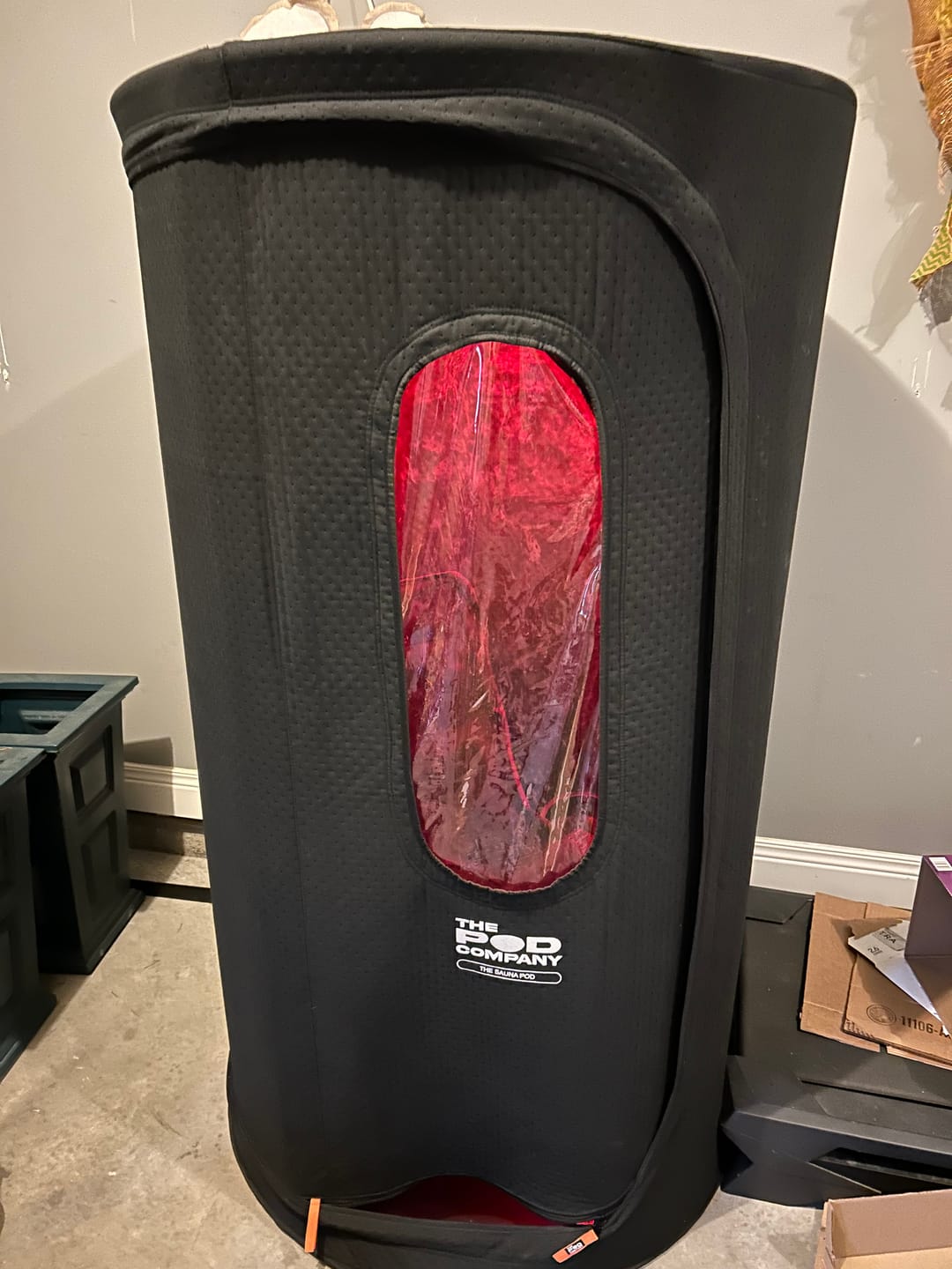 Customer photo review of The Sauna Pod