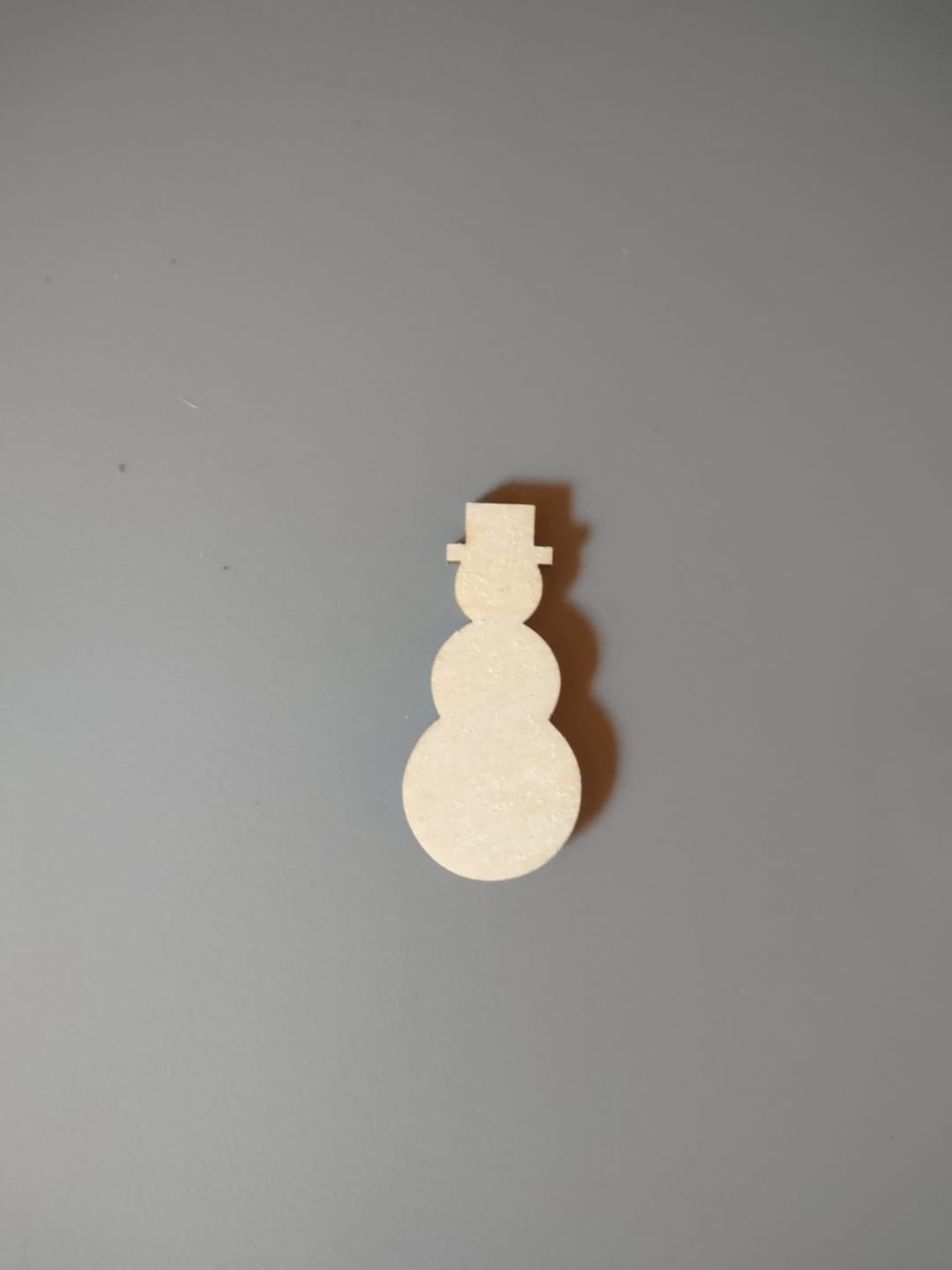Customer photo review of Unfinished Wood Tall Snowman Shape - Craft - up to 46" DIY