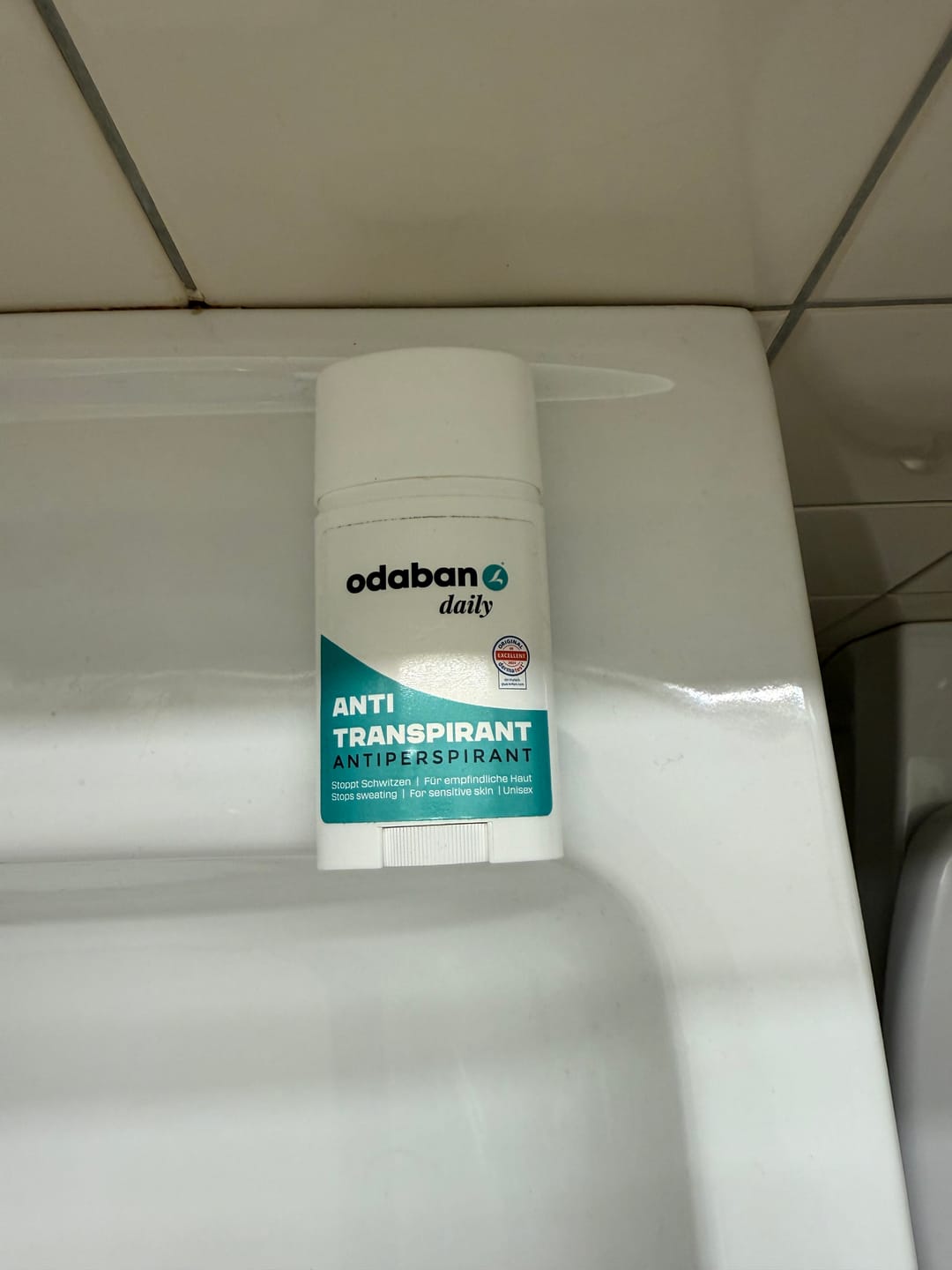 Customer photo review of odaban® daily Antitranspirant Deo Stick