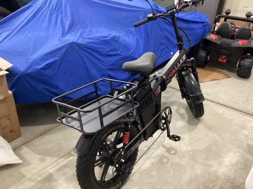 Customer photo review of Wallke Rear Basket