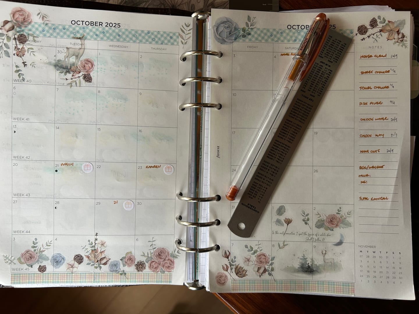 Customer photo review of MU Lifestyle Print-On Stickers - 208 Dreaming with White Deers