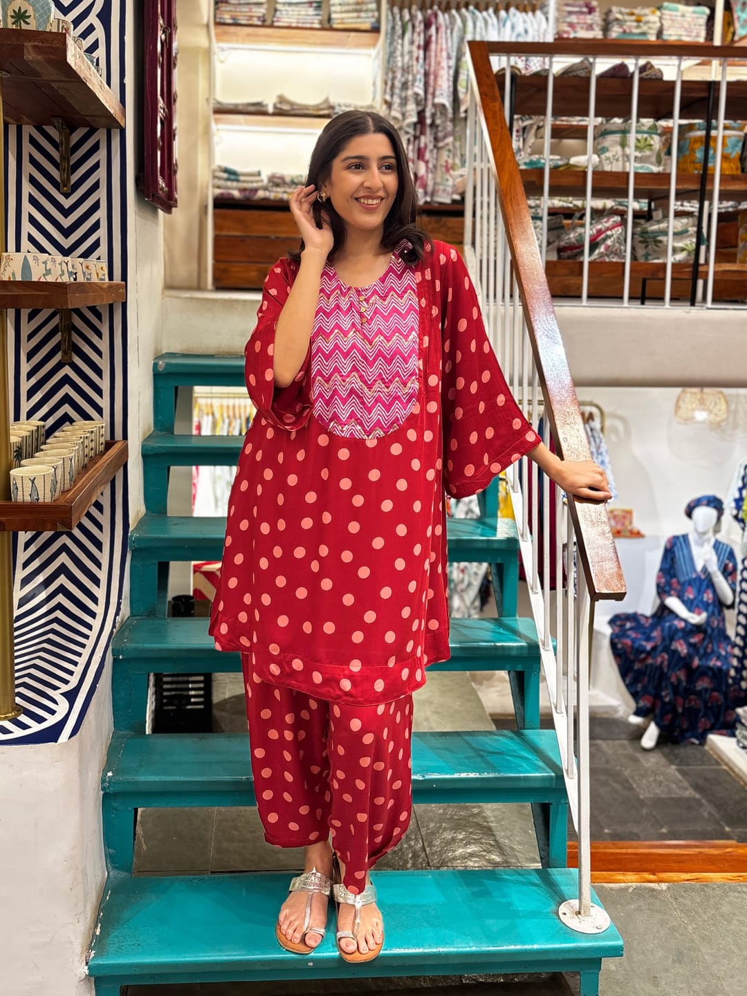 Customer photo review of Set of 2 - Laila Kurta Salwar Set