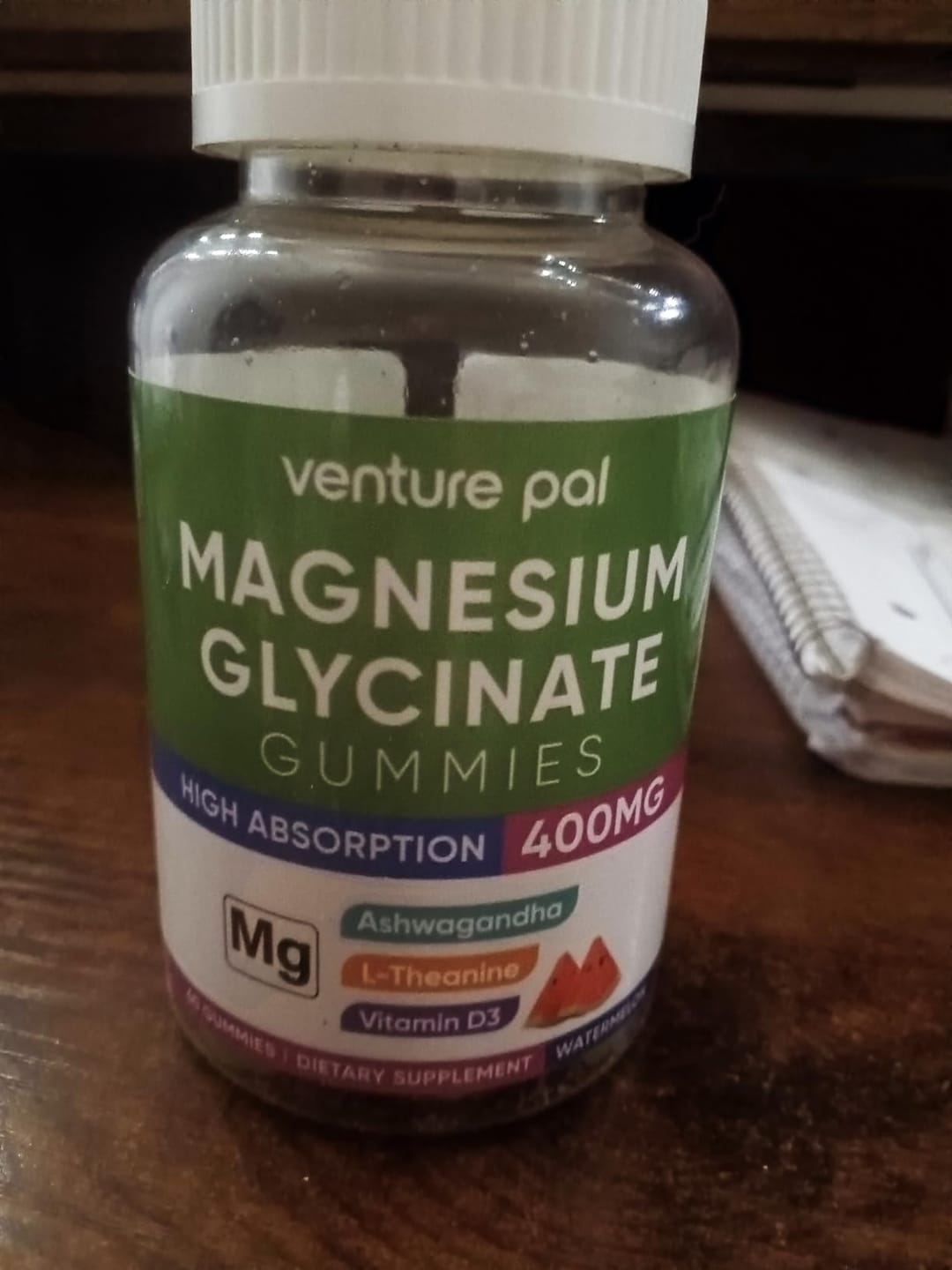 Customer photo review of Venture Pal 60 Day Supply Magnesium Glycinate Gummies - Watermelon