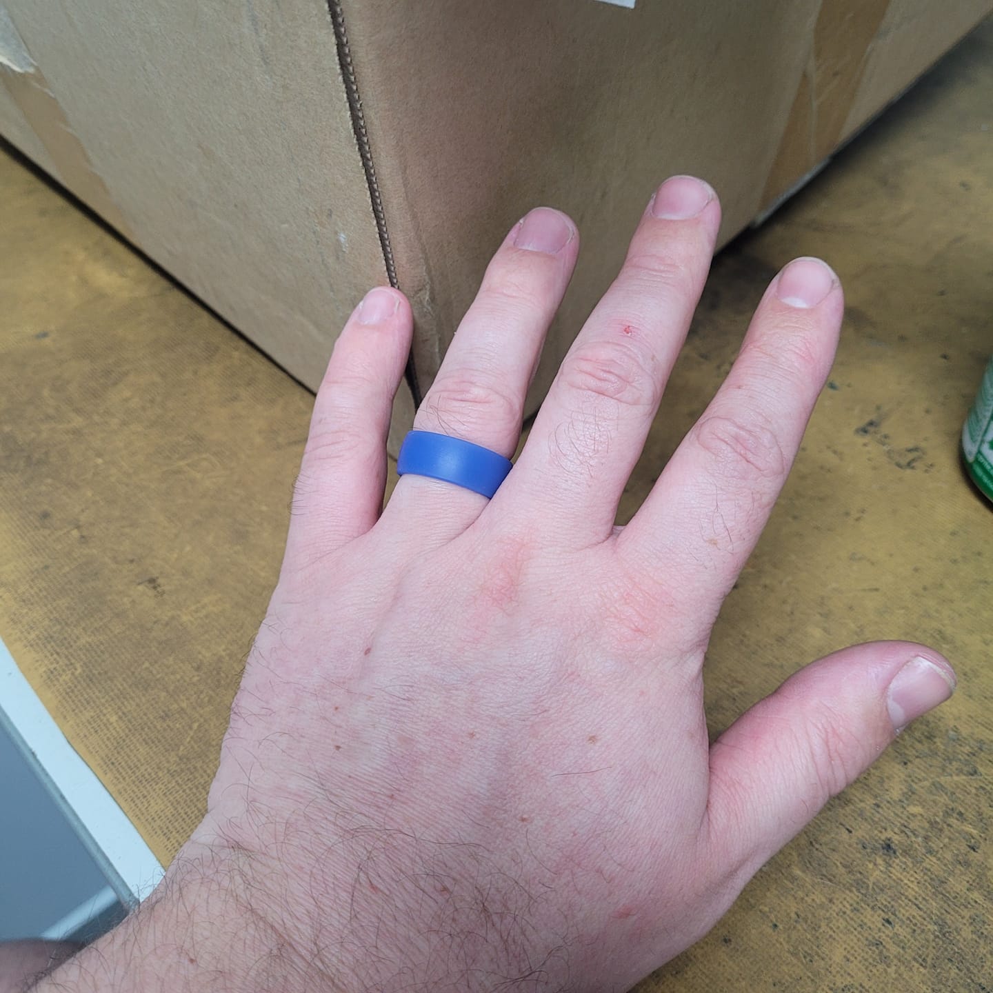 Customer photo review of The Cobalt - Silicone Ring
