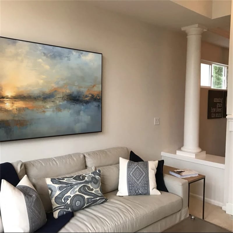 Customer photo review of Abstract Wall Art #VA002
