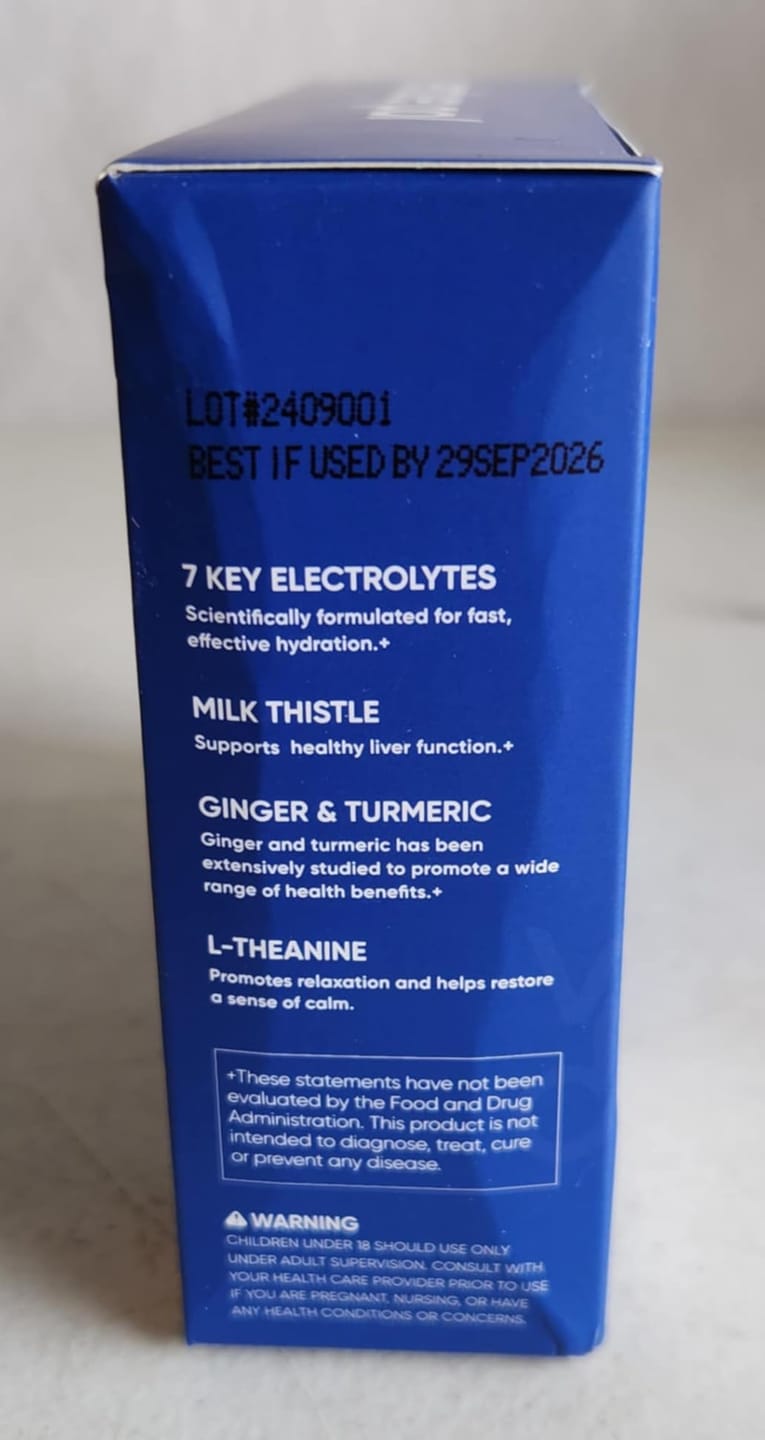 Customer photo review of Liver Support Sugar Free Electrolyte Powder Packets - Variety- 16 Sticks