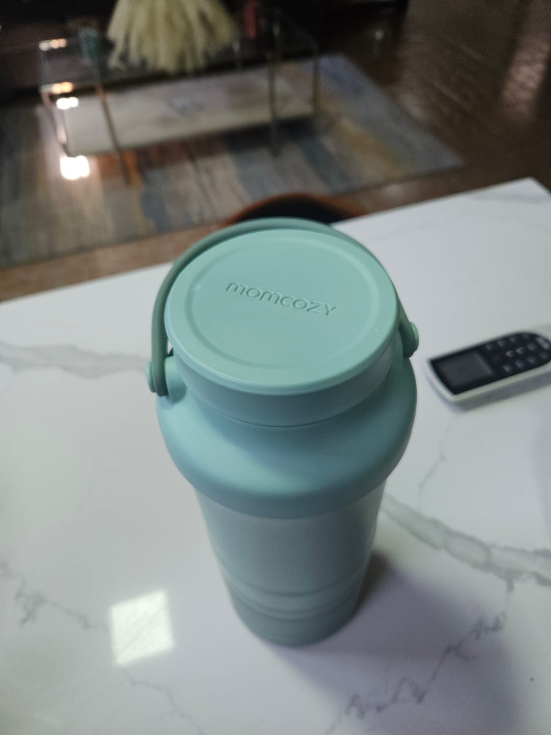 Customer photo review of Enfriador portátil para transportar leche materna Verde Momcozy