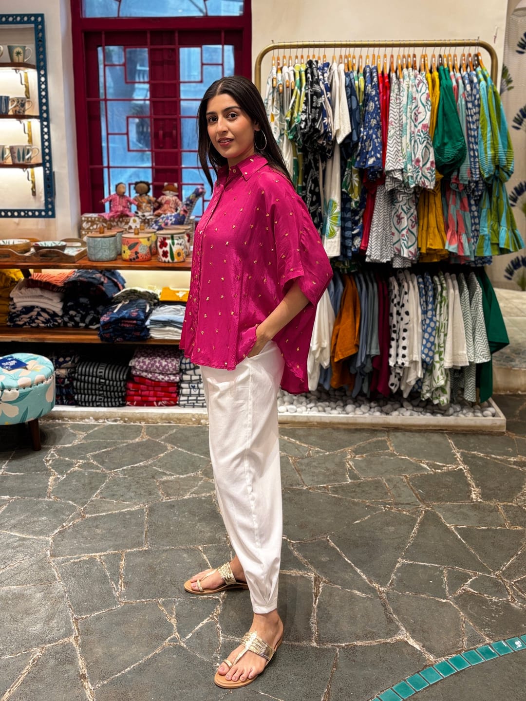 Customer photo review of Chaand Poncho Shirt