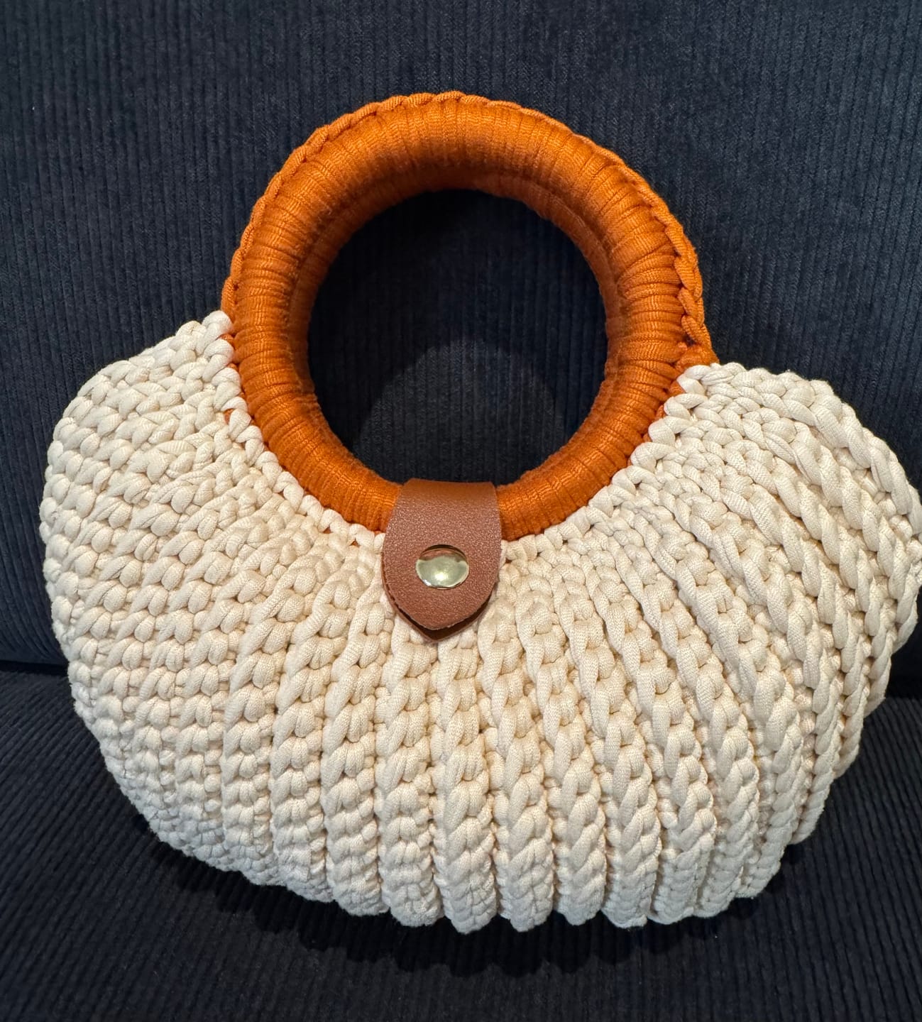 Customer photo review of CrochetPark™ Shell crochet Handbag DIY Kit