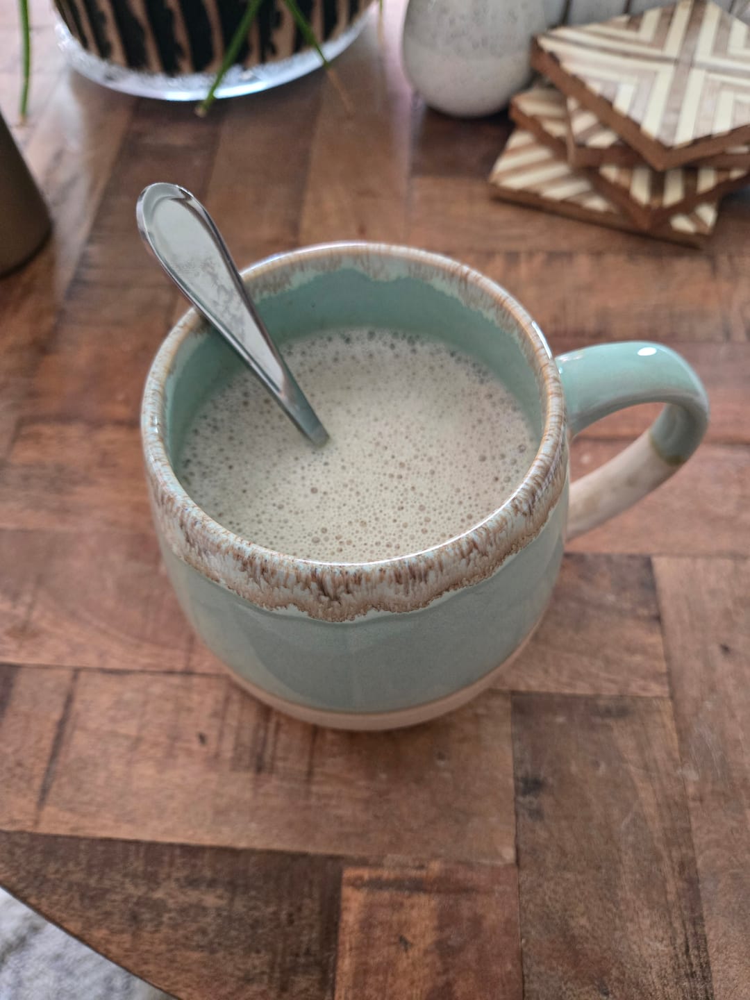 Customer photo review of Cinnamon Roll Coffee