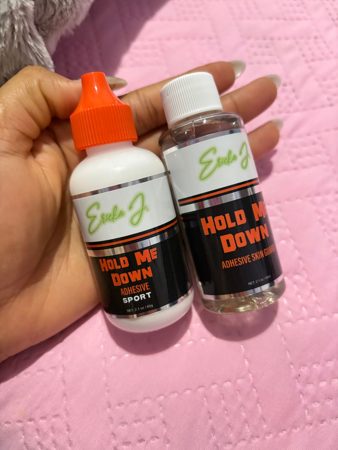 Customer photo review of Hold Me Down™ Adhesive SPORT (Ain’t No Other™)