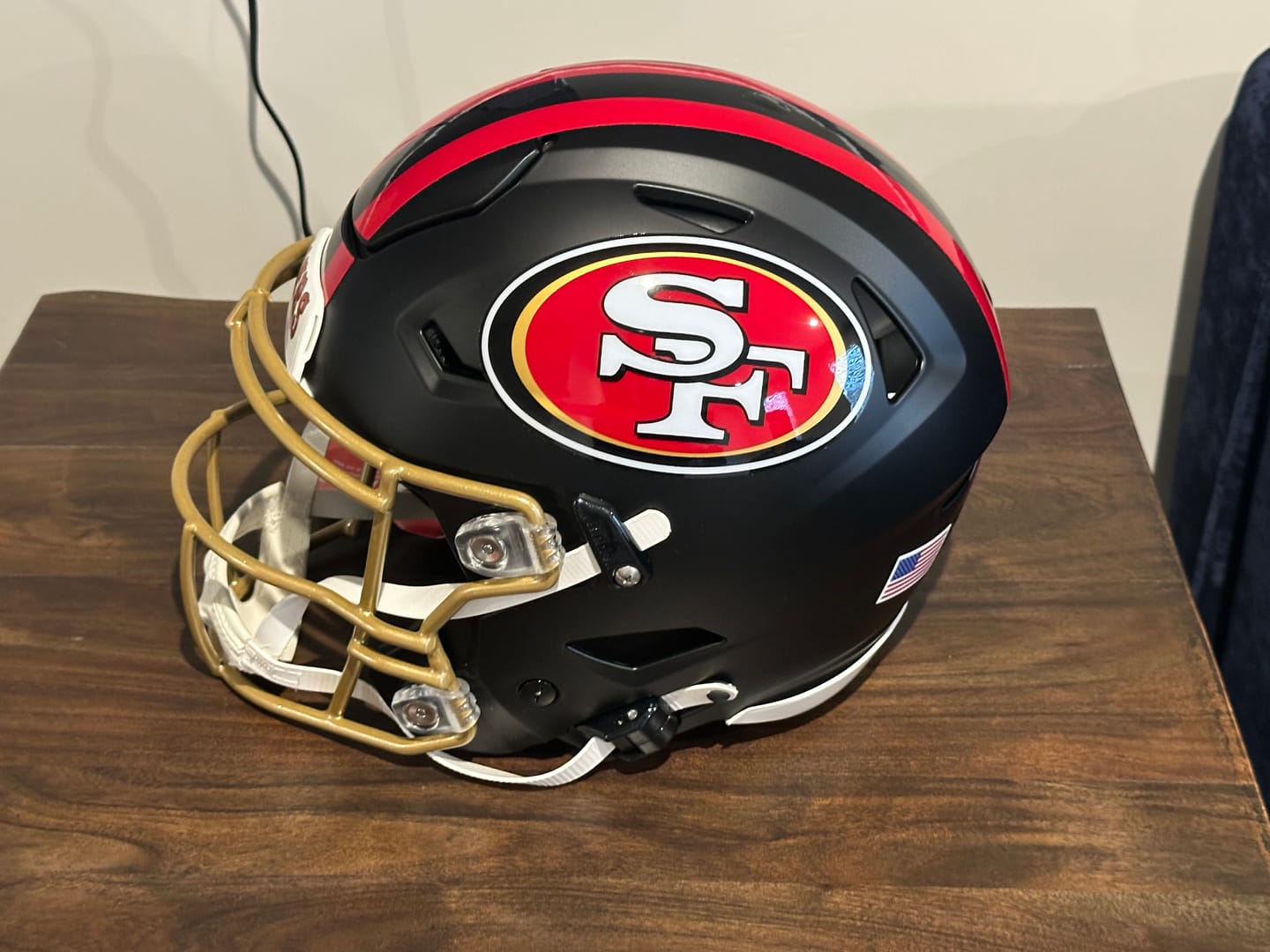 Customer photo review of San Francisco 49ers Riddell SpeedFlex Authentic Helmet - Rivalries 2025