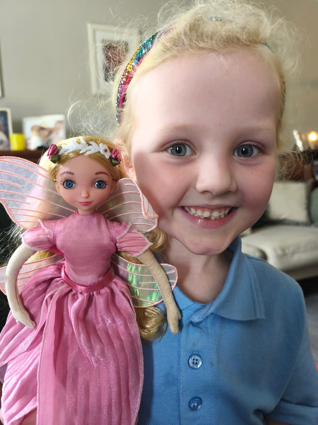 Customer photo review of My Forever Tooth Fairy Gift Set - Includes Storybook, Tooth Fairy Doll, Tooth Tote & Dis'Play' Case - Girl Version - Limited Stock Remaining