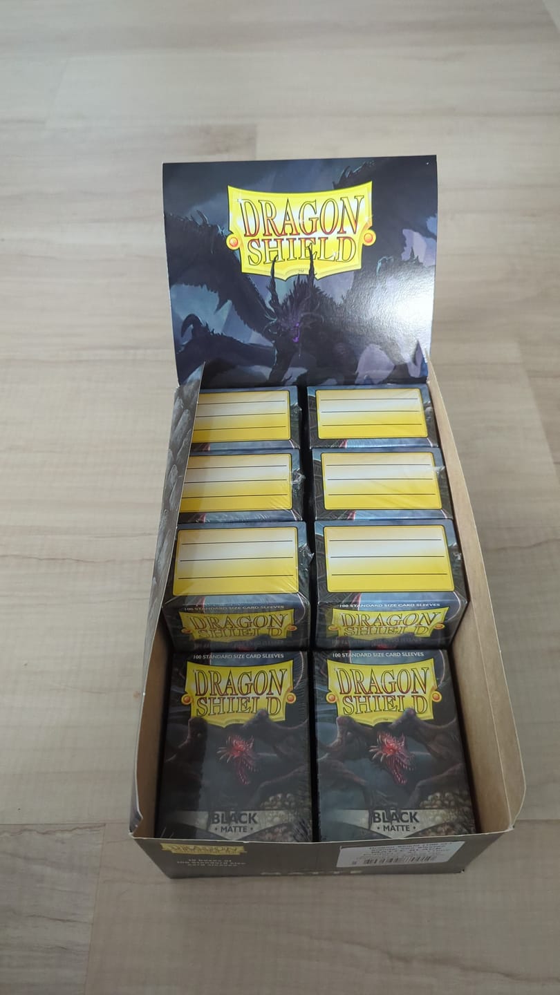 Customer photo review of Dragon Shield Display Case – Premium Card Storage & Protection