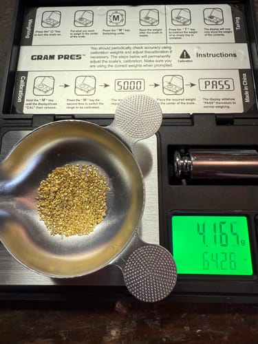 Customer photo review of 10 Lb. NUGGET RESERVE ELITE™ Gold Paydirt Unsearched