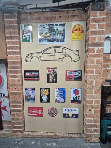 Customer photo review of Holden Commodore VF SS Sedan Metal Wall Art Silhouette