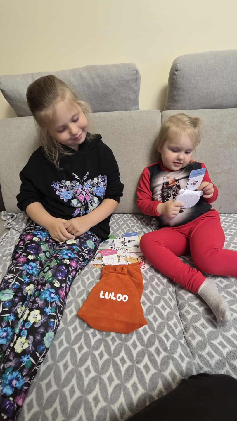 Customer photo review of „Luloo“ Lietuviškai įgarsintos lavinamosios kortelės vaikams, kalbančios lietuviškai