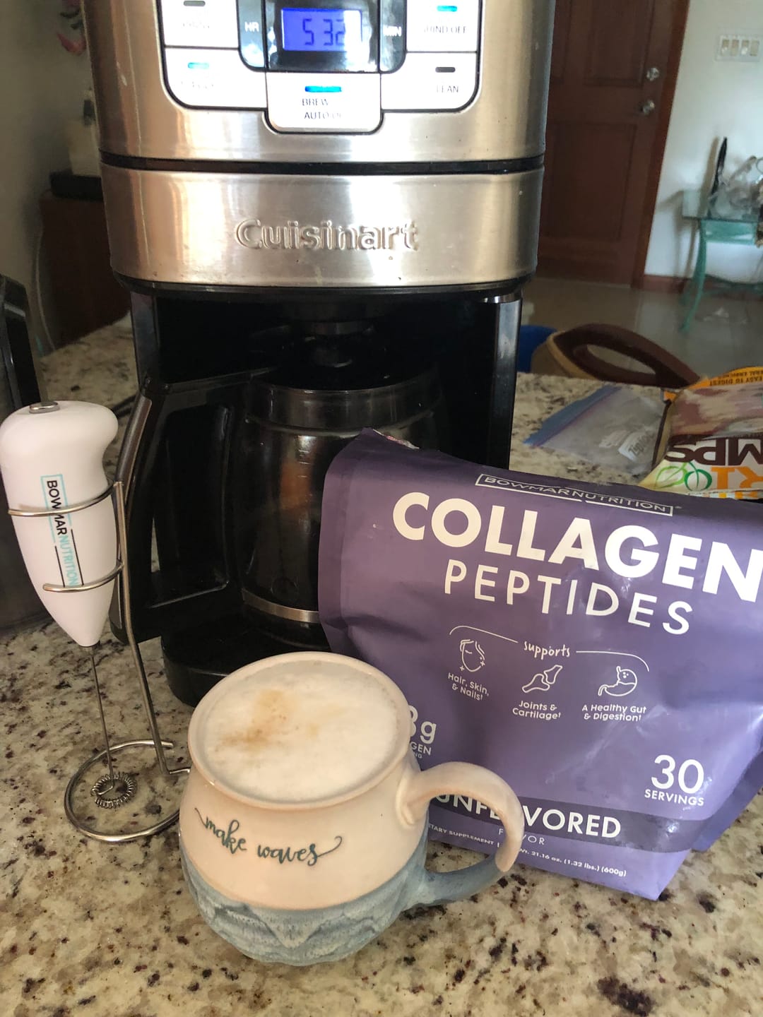 Customer photo review of Collagen Peptides
