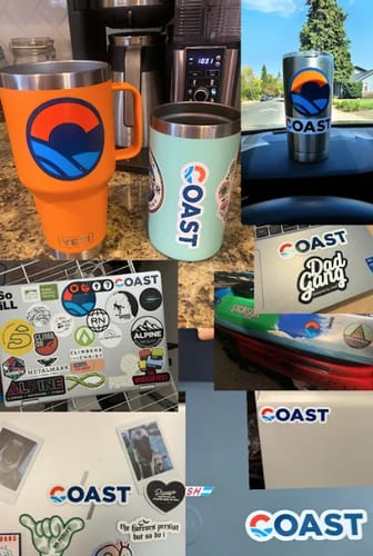 Customer photo review of Print Custom Stickers