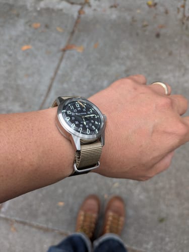 Customer photo review of Khaki Nylon Single-Piece