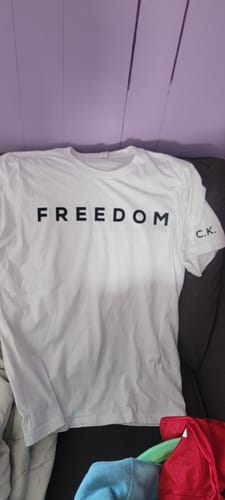 Customer photo review of Freedom CK T-Shirt