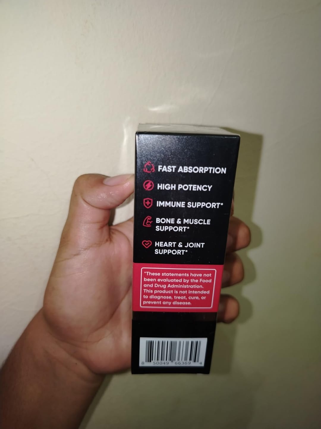 Customer photo review of Vitamin D3 10000 IU Plus K2 (MK-7) - Strawberry Flavor - 200 mcg Liquid Drops