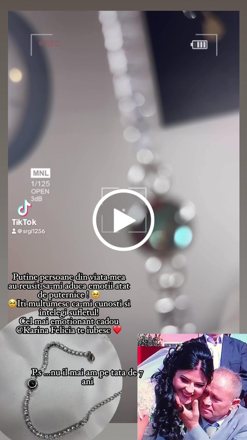 Customer video review of Special Diamond Tennis Projection Bracelet