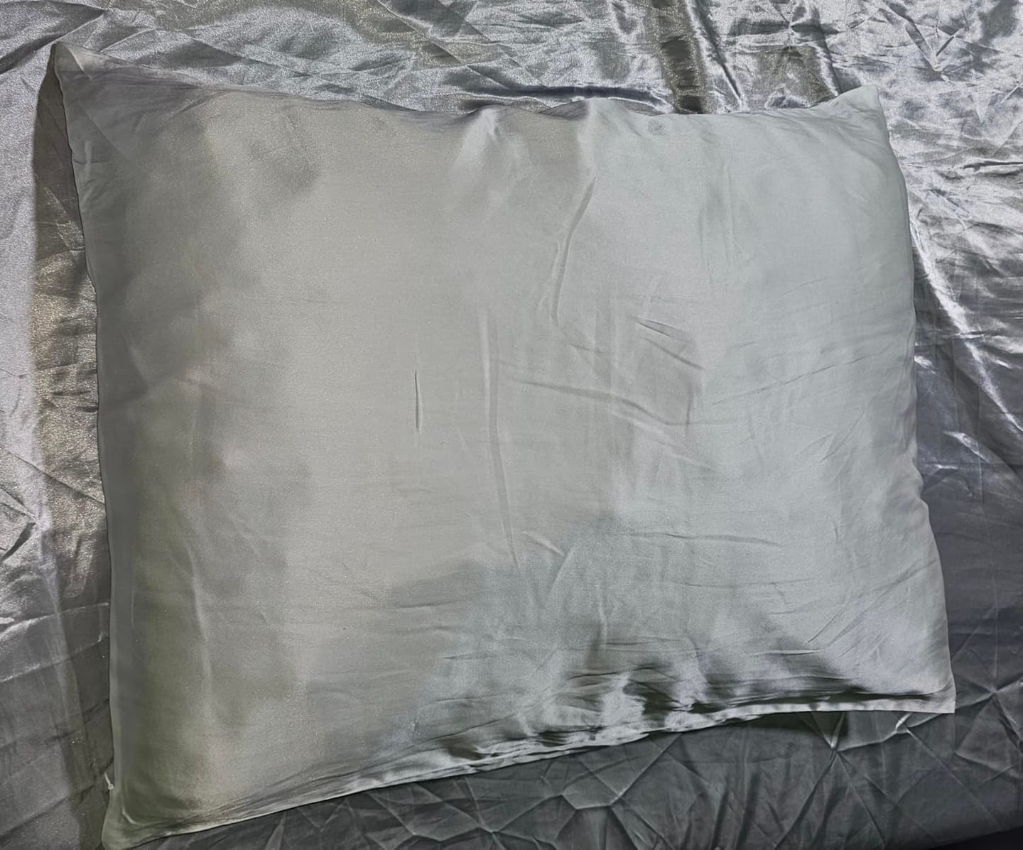 Customer photo review of Silke Pudebetræk (60x63 cm) - Skånsomt betræk godt for hud og hår