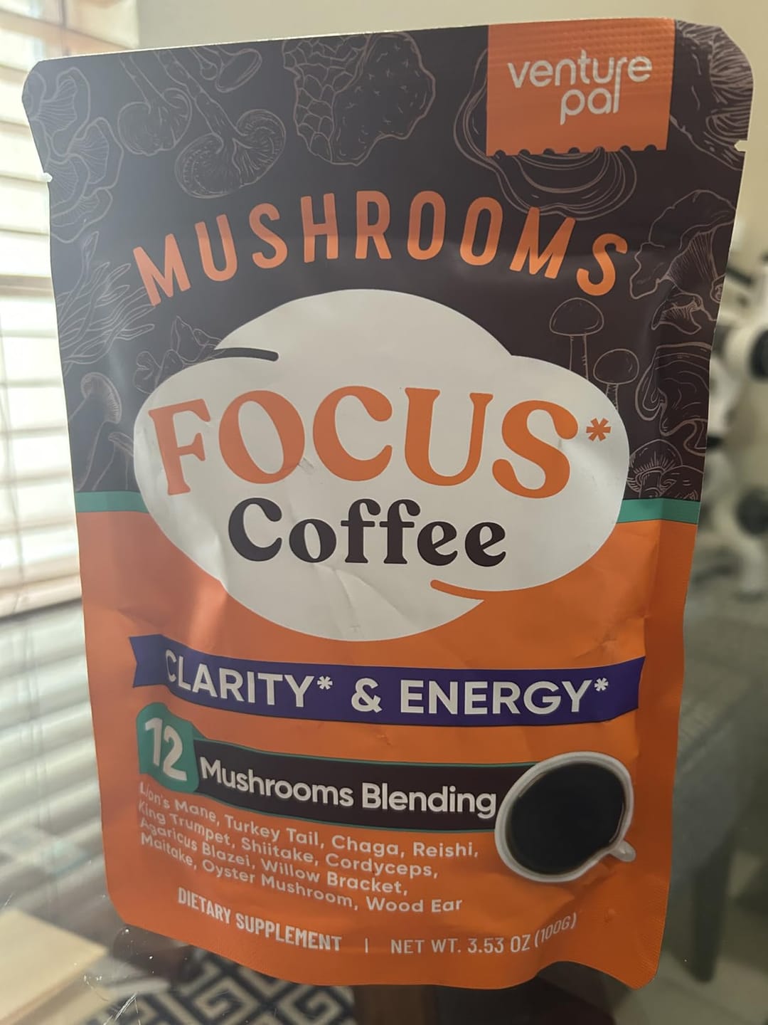 Customer photo review of 12 Mushrooms Focus Coffee - 40 Servings