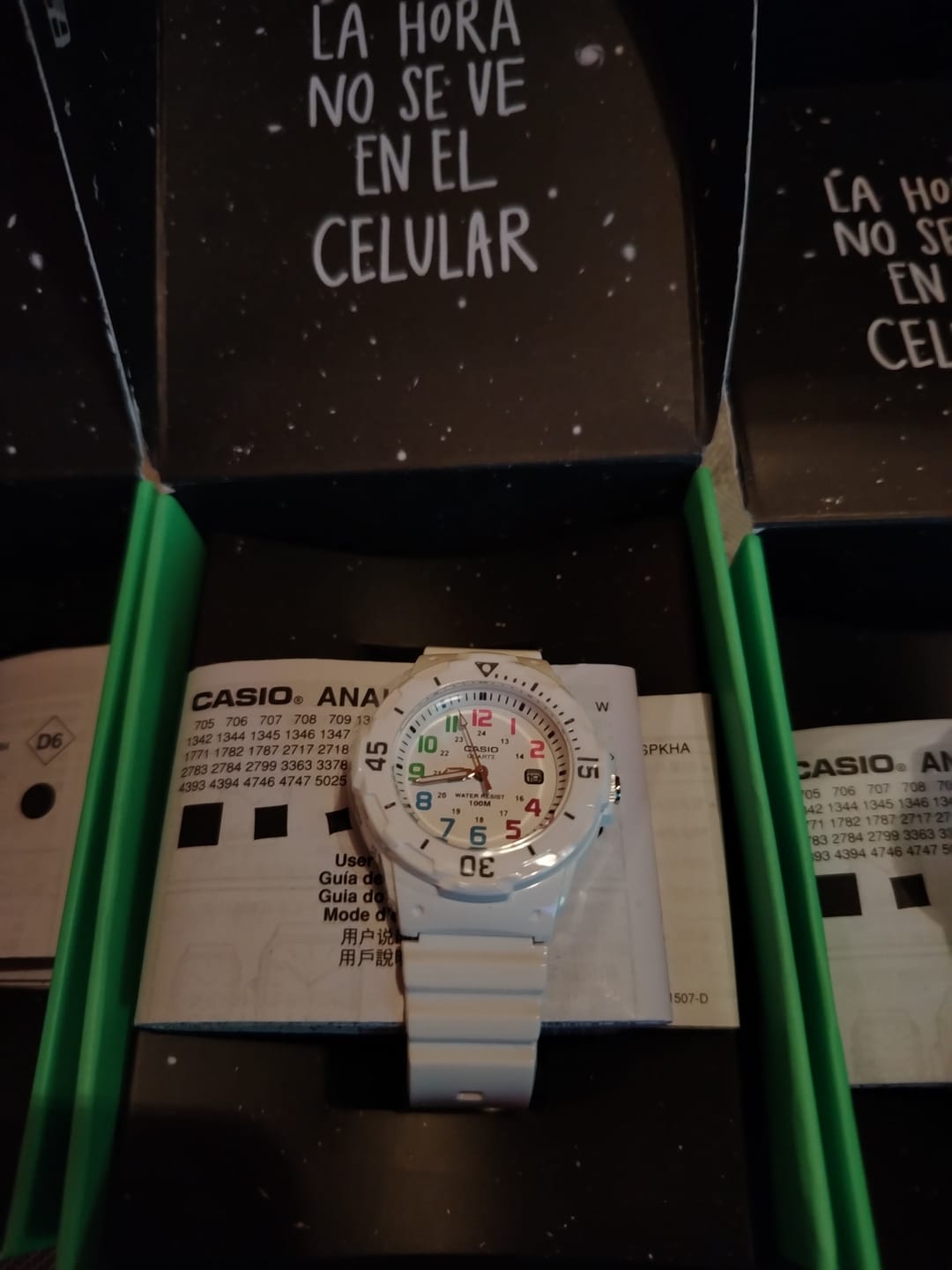 Customer photo review of Reloj Casio Análogo LRW-200H-7BVDF Blanco Mini Buceo