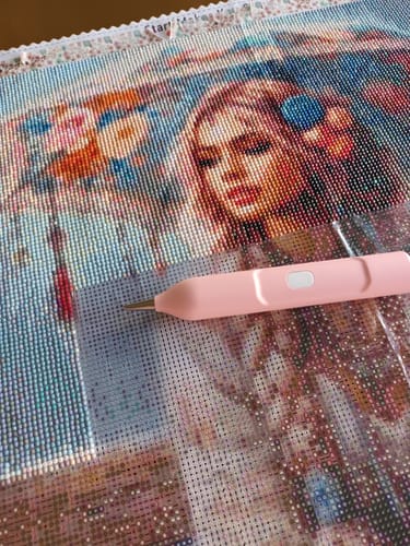 Customer photo review of Elektrische Diamond Painting Pen - 6 Kleuren