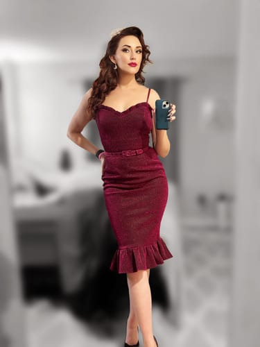 Customer photo review of FINAL SALE - BEETLEJUICE™ Waiting Room Dress