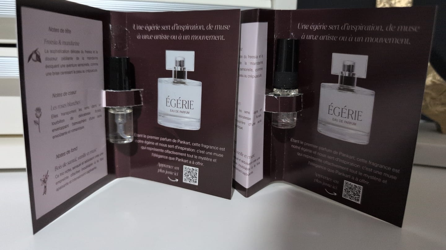 Customer photo review of L'Eau de parfum Égérie - 50 sprays format découverte