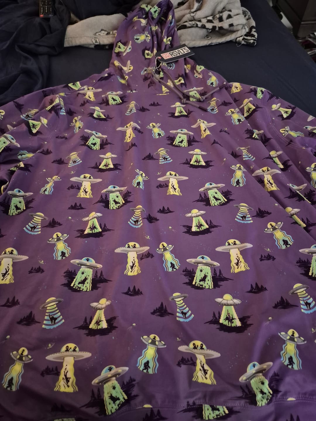 Customer photo review of Scream Me Up! – Performance Hoodie