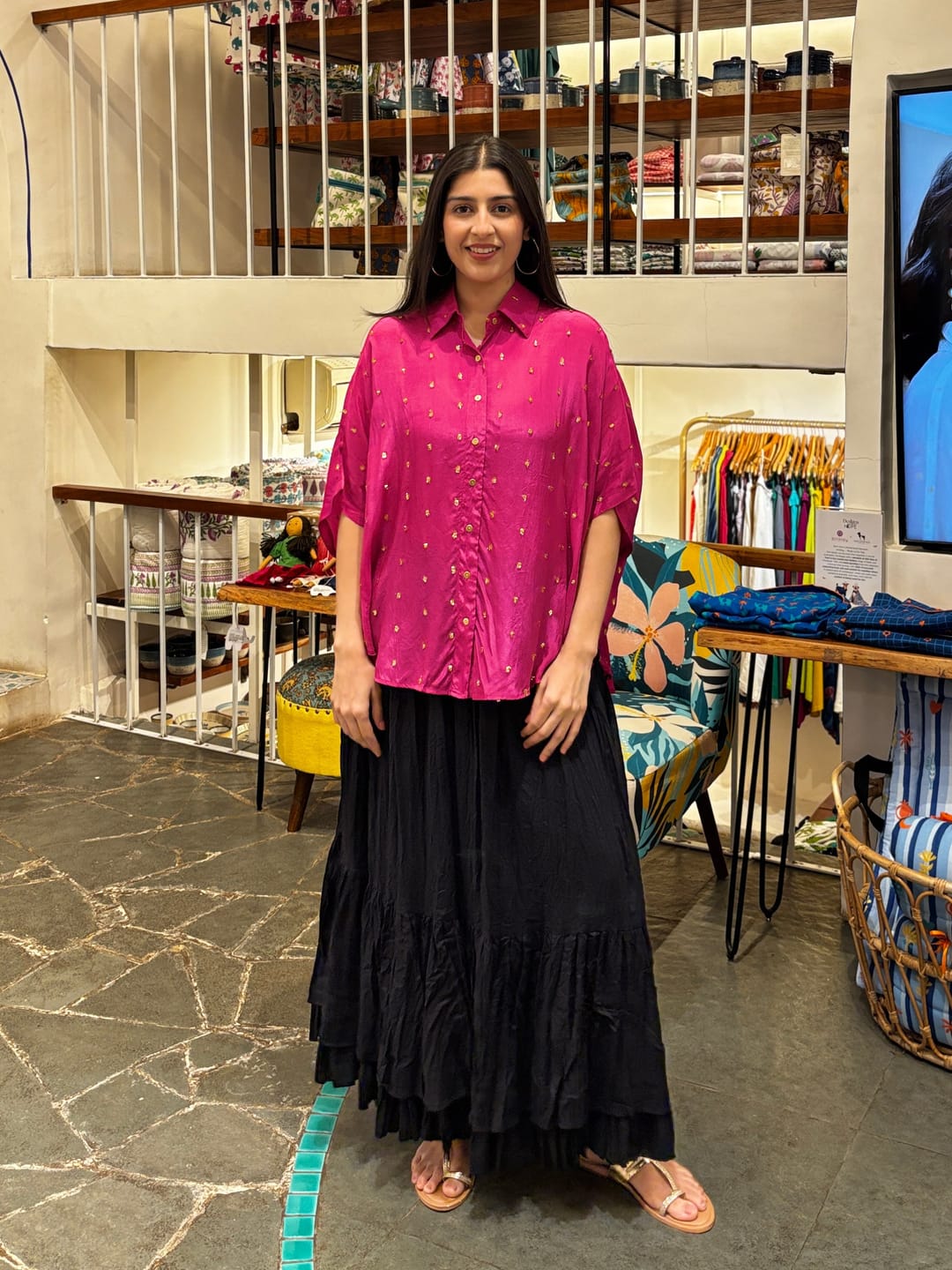 Customer photo review of Chaand Poncho Shirt