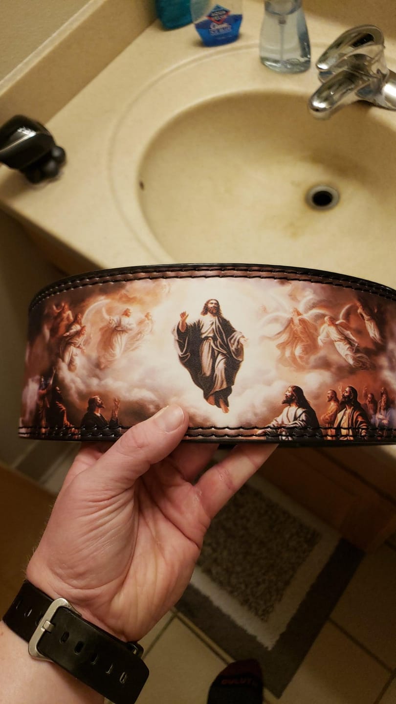 Customer photo review of Resurrection Lever Belt