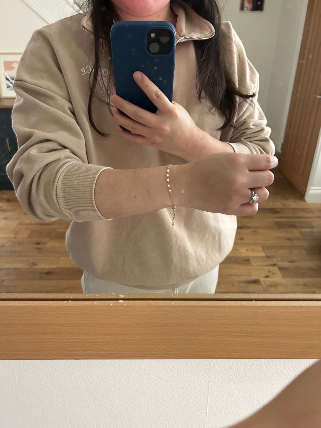 Customer photo review of Single Dainty Bracelet