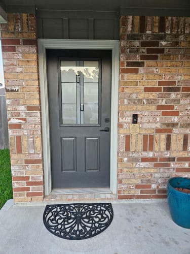 Customer photo review of Apshire Glass and Frame Kit (Half Lite)