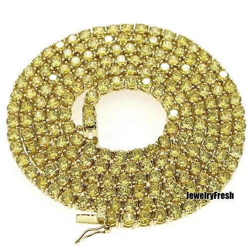 Customer photo review of Gold and Yellow Stones Lemonade Lab Made Chain