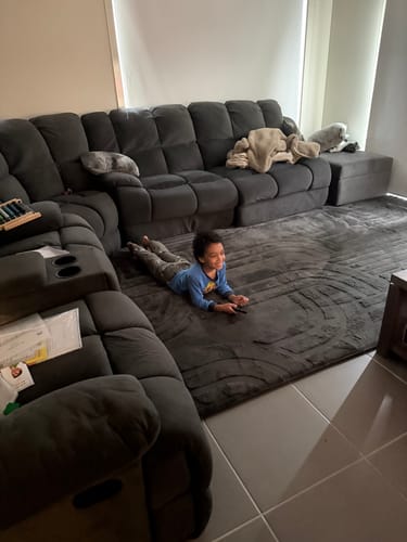 Customer photo review of The Mellow Mat® Cloud Haven 3D (Soft Touch Sensory Tatami Rug)