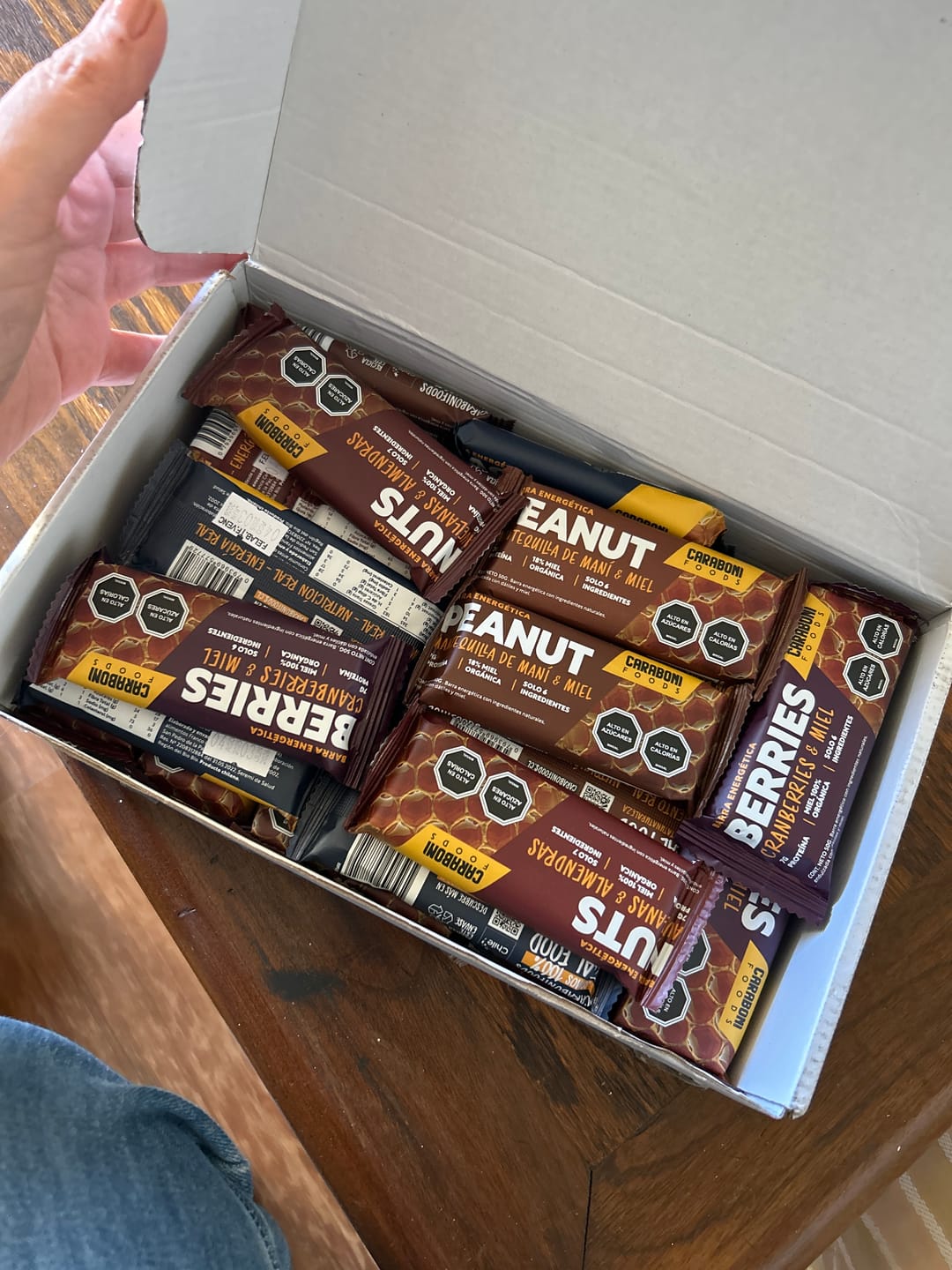 Customer photo review of 4 barritas de regalo primera compra