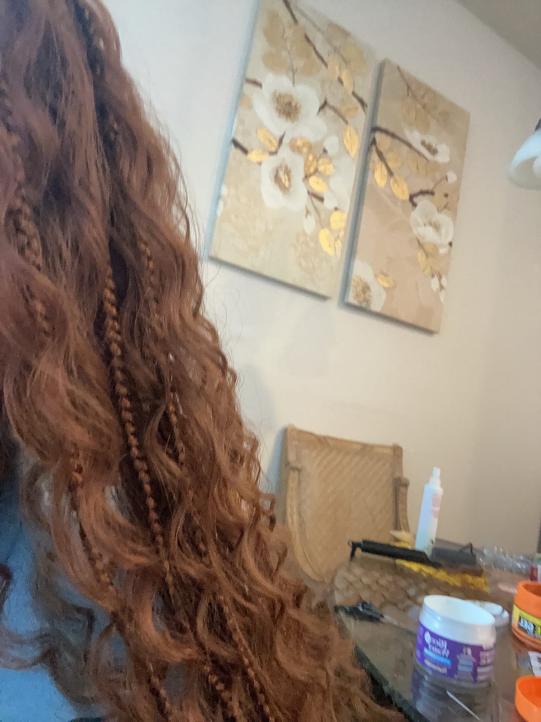 Customer photo review of OUTRE PURPLE PACK BRAZILIAN BUNDLE 100% HUMAN HAIR BLEND BRAID - PRE STRETCHED LOOSE DEEP BULK 18/24 inch