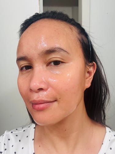 Customer photo review of Collagen Niacinamide Jelly Cream