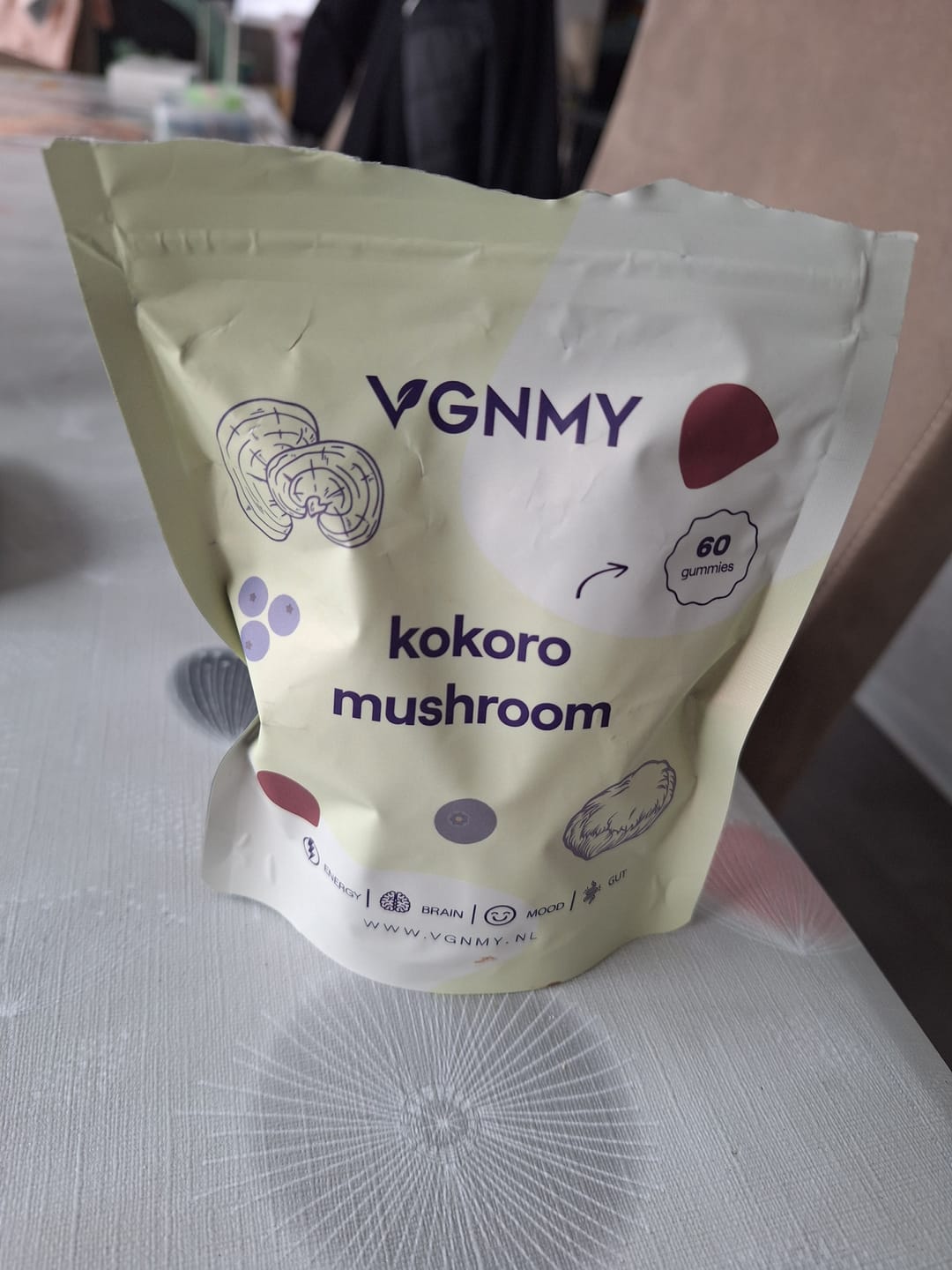 Customer photo review of Mushroom Gummies | Reishi Chaga Cordyceps Lion’s Mane
