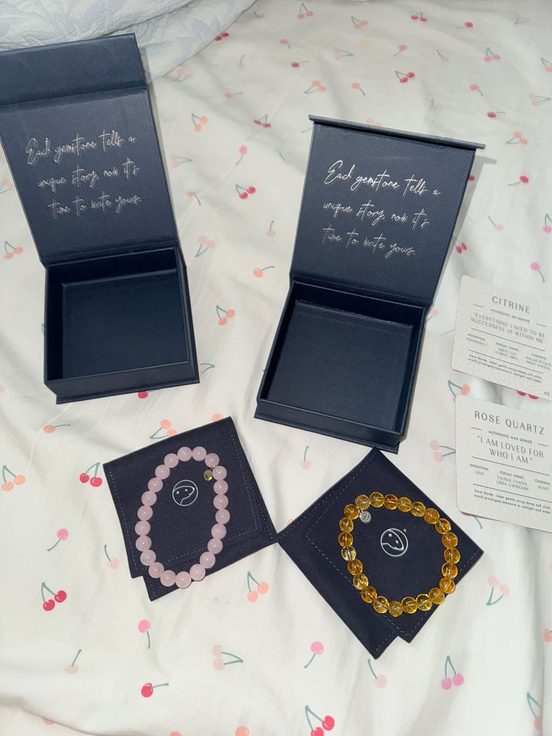 Customer photo review of Rose Quartz Bracelet