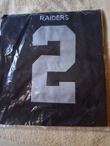 Customer photo review of Men's Las Vegas Raiders Ashton Jeanty #2 Black 2025 NFL Draft First Round Pick Game Jersey